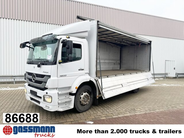 Mercedes-Benz Axor 1833 L 4x2, Getränkekoffer - 厢式卡车:图1 Mercedes-Benz Axor 1833 L 4x2, Getränkekoffer - 厢式卡车:图1