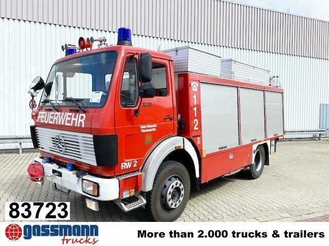 Mercedes-Benz NG 1019 AF 4x4, Rüstwagen RW-2, Seilwinde - 消防车:图1 Mercedes-Benz NG 1019 AF 4x4, Rüstwagen RW-2, Seilwinde - 消防车:图1