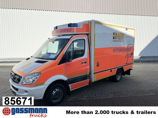 Mercedes-Benz Sprinter 516 CDI 4x2, Rettungswagen, Retarder - 无侧窗厢式货车:图1 Mercedes-Benz Sprinter 516 CDI 4x2, Rettungswagen, Retarder - 无侧窗厢式货车:图1