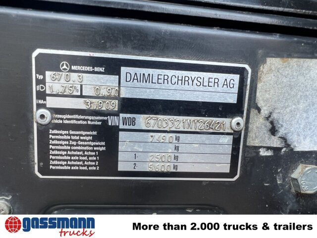 Mercedes-Benz Vario 816 D 4x2 Doka, 2x AHK, Meiller Kipper - 翻斗车:图5 Mercedes-Benz Vario 816 D 4x2 Doka, 2x AHK, Meiller Kipper - 翻斗车:图5