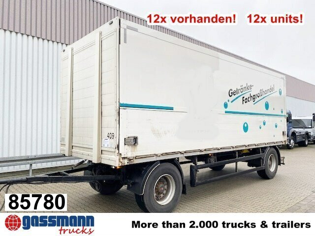 Orten PRASQ 18 Getränkeanhänger, Stapleraufnahme, - 封闭厢式拖车:图1 Orten PRASQ 18 Getränkeanhänger, Stapleraufnahme, - 封闭厢式拖车:图1