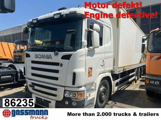 Scania G420 6x2, Liftachse, Hiab LBW, Motor defekt! - 厢式卡车:图1 Scania G420 6x2, Liftachse, Hiab LBW, Motor defekt! - 厢式卡车:图1