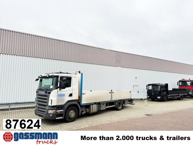 Scania R380 DB 4x2 MNA, Platz für Heckkran, 2x AHK - 栏板式/ 平板卡车:图1 Scania R380 DB 4x2 MNA, Platz für Heckkran, 2x AHK - 栏板式/ 平板卡车:图1