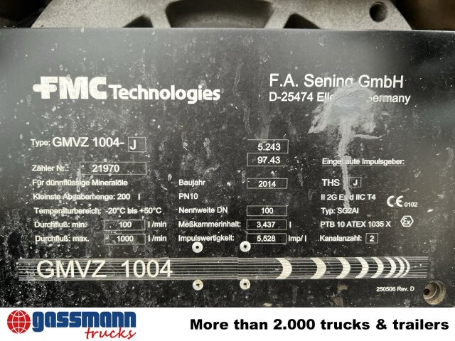 Scania R450 4x2, Retarder, ADR, Rohr Tank, ca. 14400l - 罐车:图4 Scania R450 4x2, Retarder, ADR, Rohr Tank, ca. 14400l - 罐车:图4