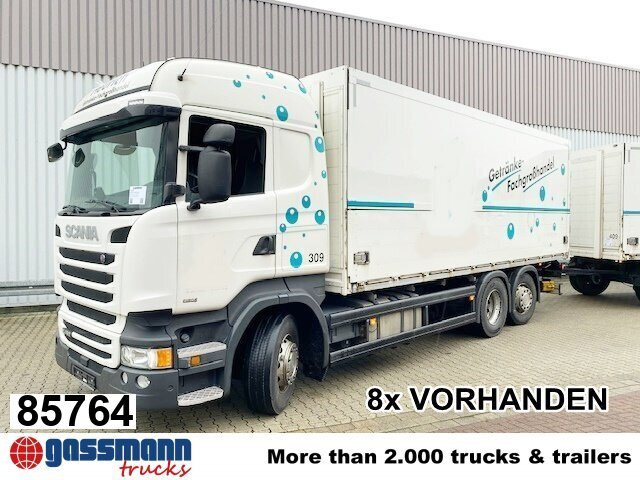 Scania R450 LB 6x2-4 Getränkekoffer, Retarder, - 厢式卡车:图1 Scania R450 LB 6x2-4 Getränkekoffer, Retarder, - 厢式卡车:图1
