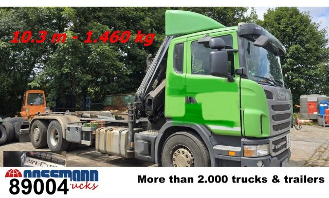 Scania Scania G 480/6x2-4, Lenk-Liftachse, Hiab Kran - 吊钩升降车, 起重车:图1 Scania Scania G 480/6x2-4, Lenk-Liftachse, Hiab Kran - 吊钩升降车, 起重车:图1
