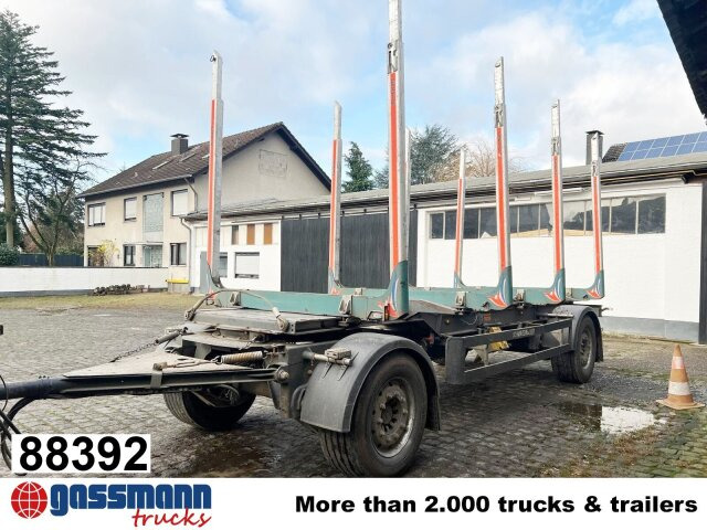 Schwarzmüller 2-Achs Holzanhänger - 木材运输拖车:图1 Schwarzmüller 2-Achs Holzanhänger - 木材运输拖车:图1