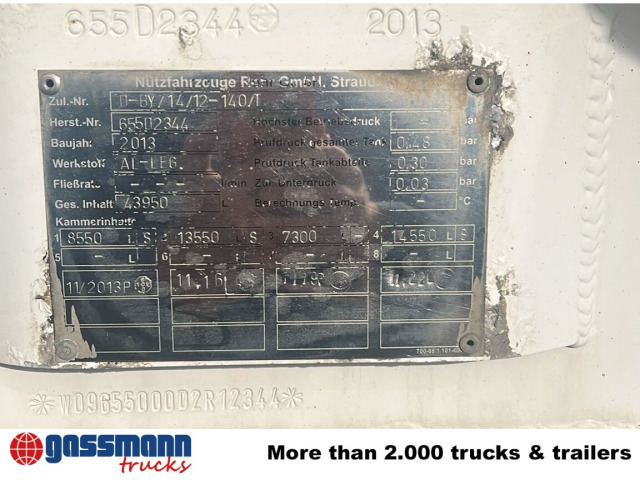 TAL 44.0/11-27, 43.950l, 4 Kammern, - 液罐半拖车:图3 TAL 44.0/11-27, 43.950l, 4 Kammern, - 液罐半拖车:图3