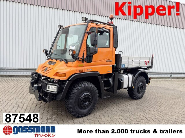 Unimog U 400 405/12 4x4, Kipper, Kommunalhydraulik, - 小型货车:图1 Unimog U 400 405/12 4x4, Kipper, Kommunalhydraulik, - 小型货车:图1