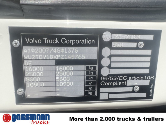 Volvo FL 280 4x4, Nebenantrieb - 驾驶室底盘卡车:图4 Volvo FL 280 4x4, Nebenantrieb - 驾驶室底盘卡车:图4