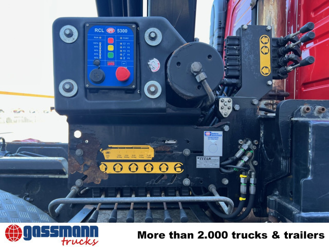 吊钩升降车, 起重车 Volvo FM 460 8x2-6, Lenk-/Liftachse, Kran HMF 2020-K4,：图12