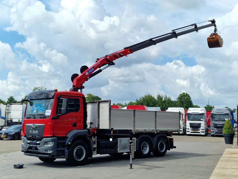 MAN TGS 26.360 6x4 Hydrodrive / Crane HMF1920K-RCS / 3 way tipper HMF / Low KM 110.700! - 起重车:图4 MAN TGS 26.360 6x4 Hydrodrive / Crane HMF1920K-RCS / 3 way tipper HMF / Low KM 110.700! - 起重车:图4
