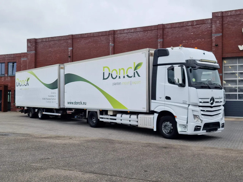 Mercedes-Benz Actros 1942 4x2 - Box with Loadlift - Full air + Pacton Trailer Loadlift - Heating system - 厢式卡车:图1 Mercedes-Benz Actros 1942 4x2 - Box with Loadlift - Full air + Pacton Trailer Loadlift - Heating system - 厢式卡车:图1