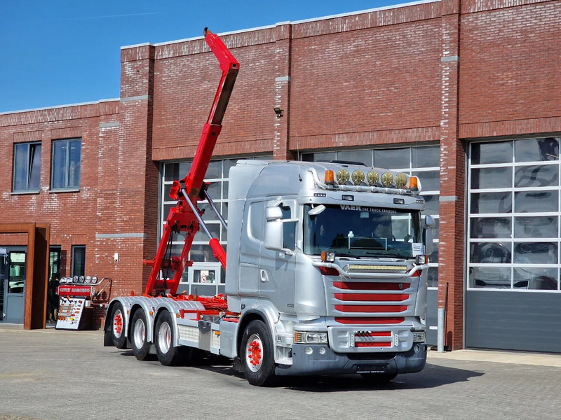 Scania R490 8x4*4 - HIAB XR24SL58 24T hooklift - Euro 6 - Full air - Steering axle - 吊钩升降车:图1 Scania R490 8x4*4 - HIAB XR24SL58 24T hooklift - Euro 6 - Full air - Steering axle - 吊钩升降车:图1