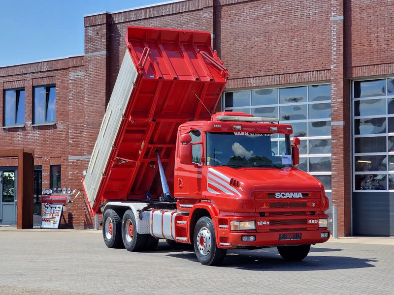 Scania T124-420 6x4 - Tipper - Retarder - Full steel - HUB Reduction - Manual gearbox - 翻斗车:图1 Scania T124-420 6x4 - Tipper - Retarder - Full steel - HUB Reduction - Manual gearbox - 翻斗车:图1