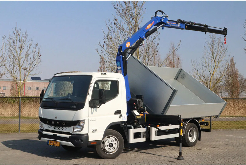 FUSO 7C18 | 4X2 | 3-WAY TIPPER | PM 6.5 KRAN /CRANE - 翻斗车, 起重车:图1 FUSO 7C18 | 4X2 | 3-WAY TIPPER | PM 6.5 KRAN /CRANE - 翻斗车, 起重车:图1