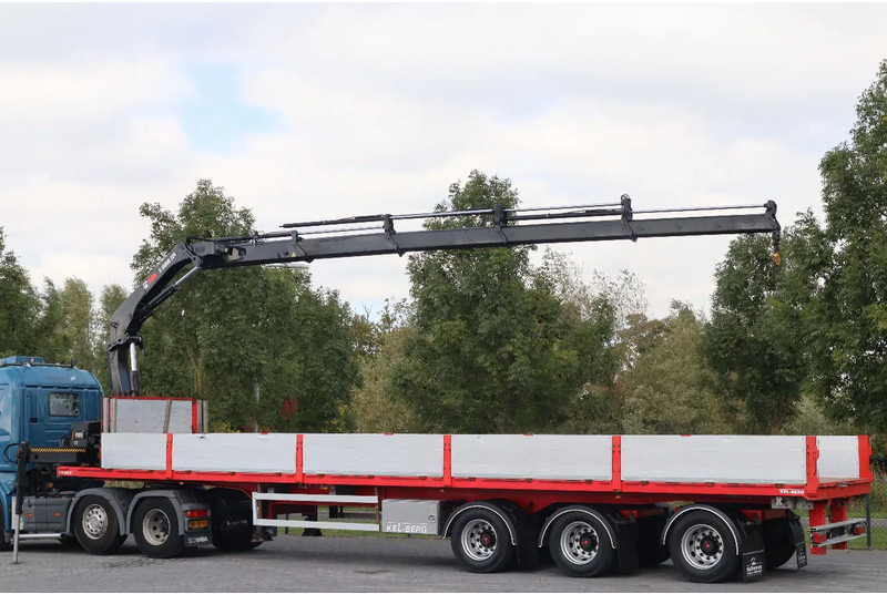 Kelberg HIAB 228-4 | 3 AXLE | LIFT AXLE | 2X STEERING | KRAN / CRANE - 栏板式/ 平板半拖车:图3 Kelberg HIAB 228-4 | 3 AXLE | LIFT AXLE | 2X STEERING | KRAN / CRANE - 栏板式/ 平板半拖车:图3