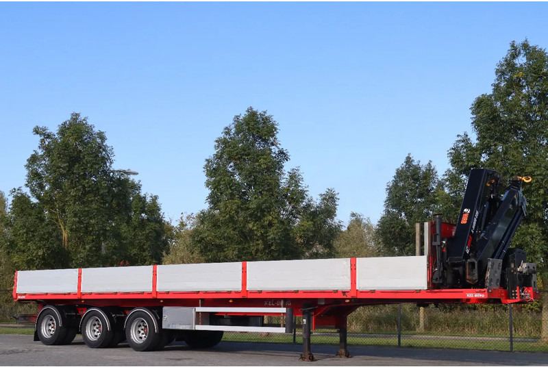 Kelberg HIAB 228-4 | 3 AXLE | LIFT AXLE | 2X STEERING | KRAN / CRANE - 栏板式/ 平板半拖车:图4 Kelberg HIAB 228-4 | 3 AXLE | LIFT AXLE | 2X STEERING | KRAN / CRANE - 栏板式/ 平板半拖车:图4