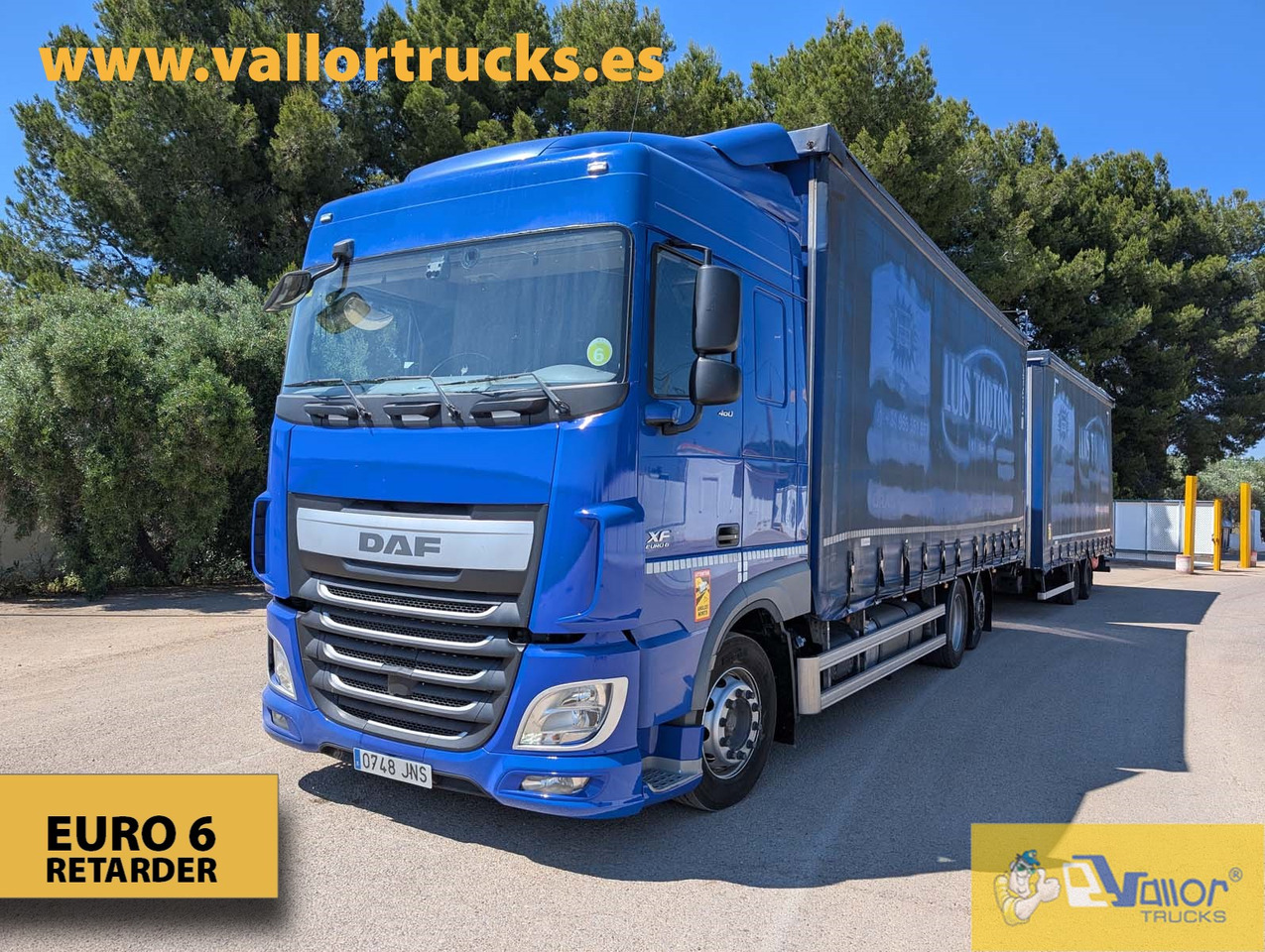 DAF XF 460 - ROAD TRAIN - 侧帘卡车:图1 DAF XF 460 - ROAD TRAIN - 侧帘卡车:图1