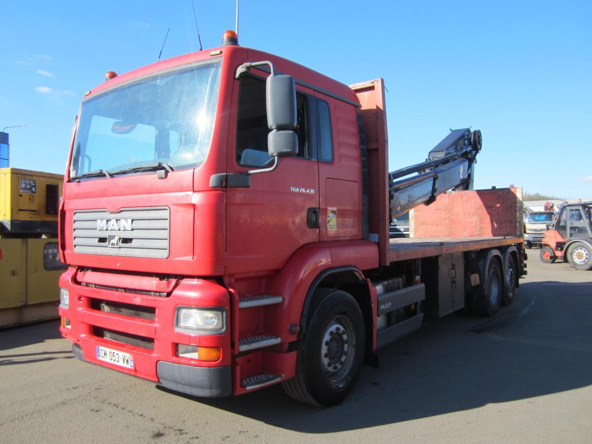 MAN TGA 26.430 - 栏板式/ 平板卡车, 起重车:图3 MAN TGA 26.430 - 栏板式/ 平板卡车, 起重车:图3