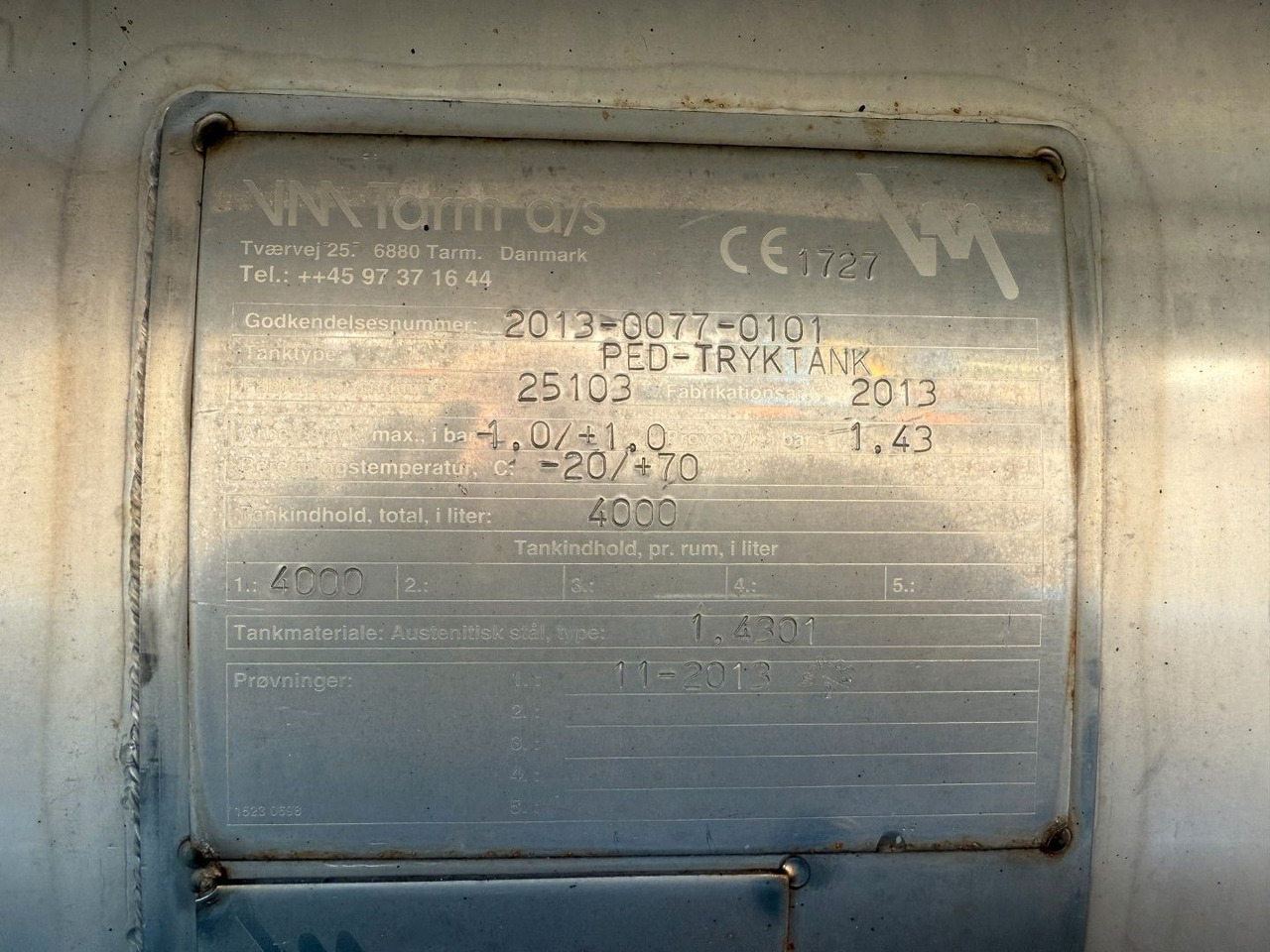 MAN TGM 14.250 VM-Tarm Stainless Steel 4000 l. Kombi - 真空车:图5 MAN TGM 14.250 VM-Tarm Stainless Steel 4000 l. Kombi - 真空车:图5