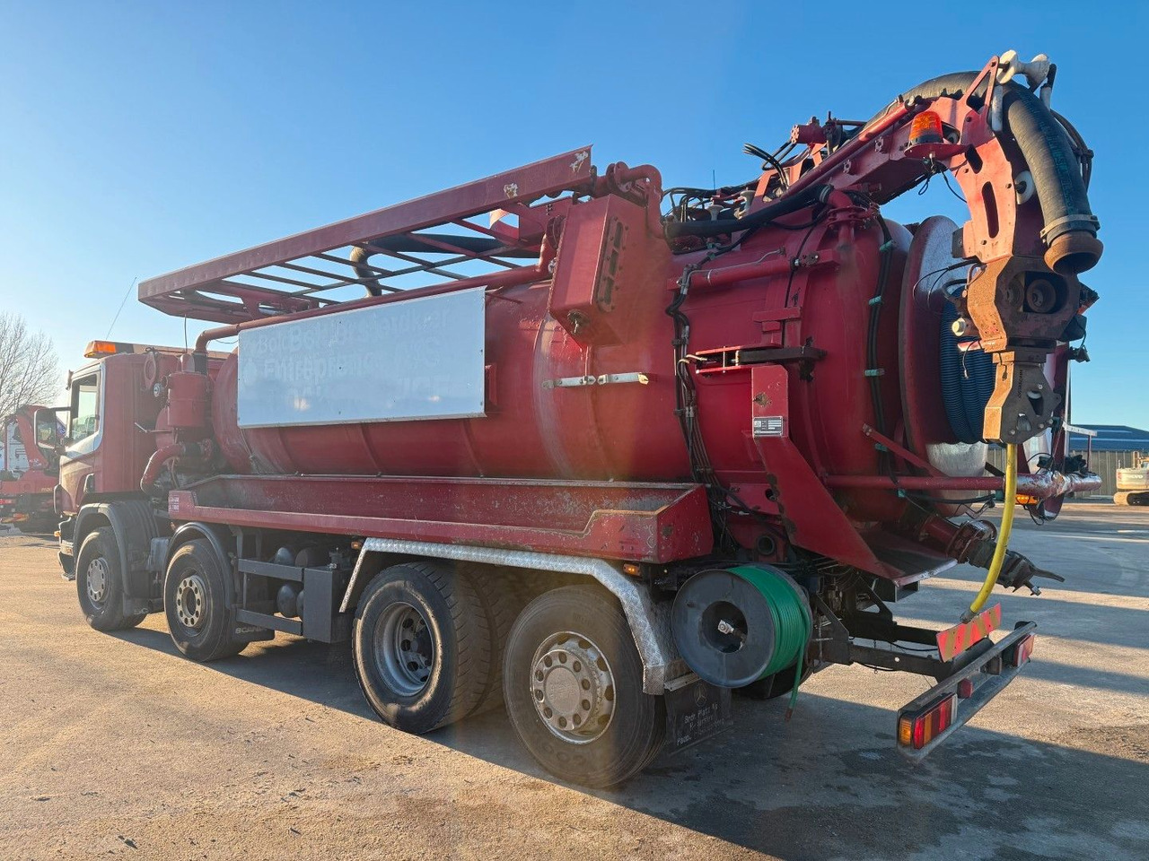 Scania 114/380 8x2*6 Assmann 14 m3 Vacuumtruck - 真空车:图4 Scania 114/380 8x2*6 Assmann 14 m3 Vacuumtruck - 真空车:图4