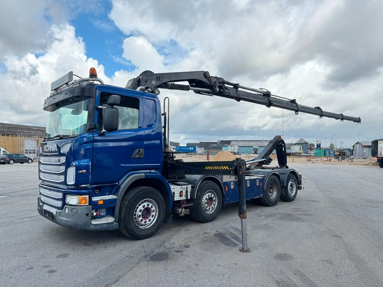 Scania G480 8x2*6 Hakenlift / Hiab 244 EP-5 Hipro - 起重车:图1 Scania G480 8x2*6 Hakenlift / Hiab 244 EP-5 Hipro - 起重车:图1