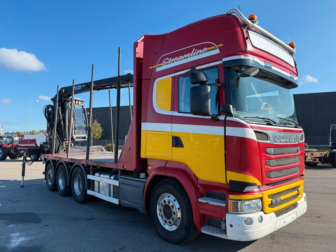 Scania R580 V8 8x4*4 Crane Kesla 21127 / Woodtransport - 起重车:图2 Scania R580 V8 8x4*4 Crane Kesla 21127 / Woodtransport - 起重车:图2