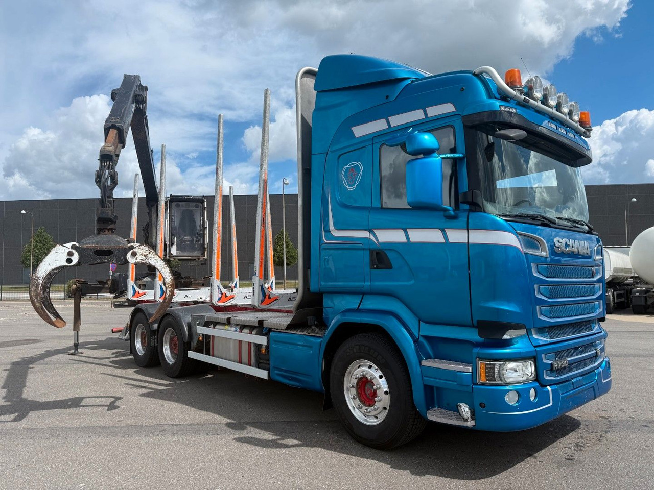 Scania R730 V8 6x4 Palfinger Epsilon M12L80 / Holz - 木材运输车, 起重车:图5 Scania R730 V8 6x4 Palfinger Epsilon M12L80 / Holz - 木材运输车, 起重车:图5