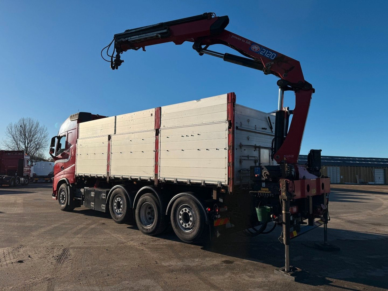 Volvo FH 500 8x2*6 Tipper / Kran / Crane / HMF 2120 - 起重车:图4 Volvo FH 500 8x2*6 Tipper / Kran / Crane / HMF 2120 - 起重车:图4