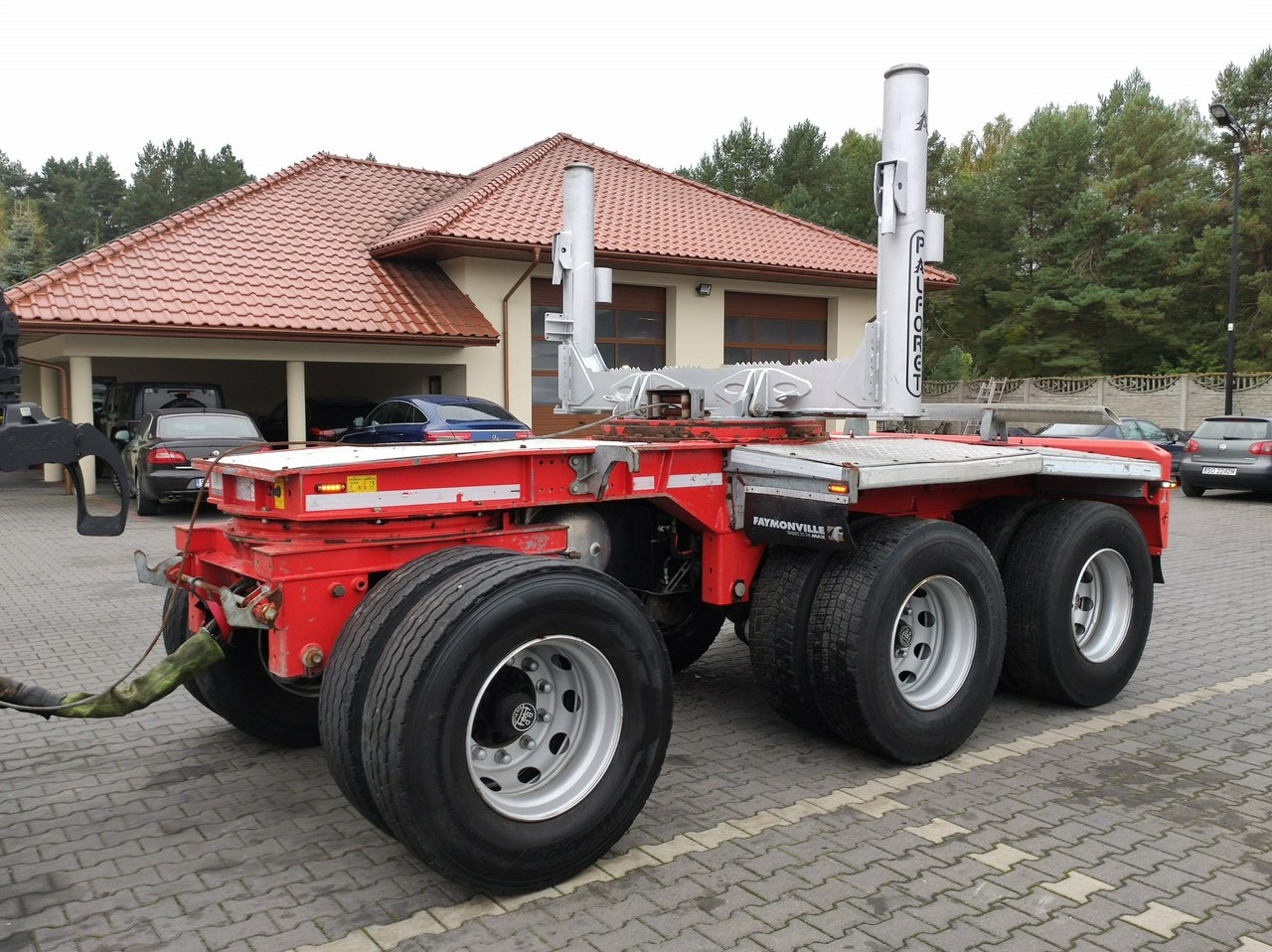 Faymonville Wózek 3-Osie FlexMAX 12T Do drzewa Do drewna Do Lasu 2019/2020r - 木材运输拖车:图1 Faymonville Wózek 3-Osie FlexMAX 12T Do drzewa Do drewna Do Lasu 2019/2020r - 木材运输拖车:图1