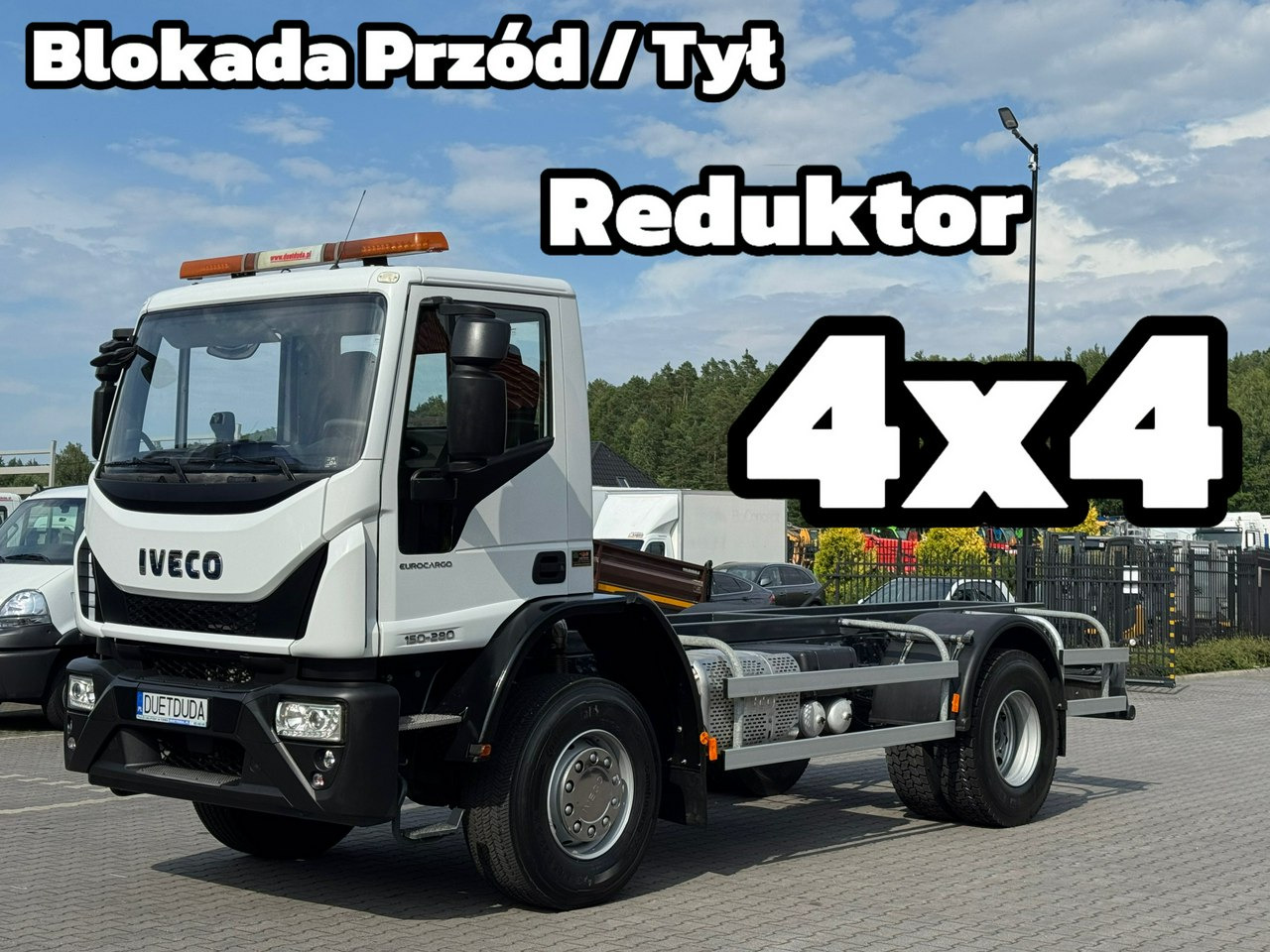 Iveco Eurocargo 150-280 Rama 550cm Napęd 4x4 Reduktor + Blokady - 其他机械:图1 Iveco Eurocargo 150-280 Rama 550cm Napęd 4x4 Reduktor + Blokady - 其他机械:图1