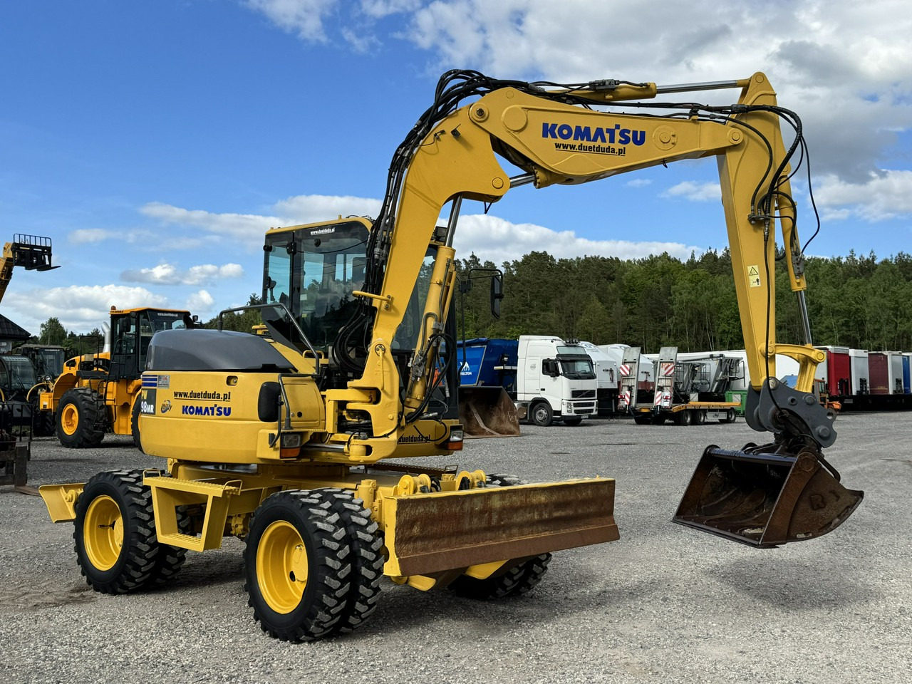 Komatsu PW 98 MR 8 Pług + Podpory 10ton Szybkozłącze - 轮式挖掘机:图2 Komatsu PW 98 MR 8 Pług + Podpory 10ton Szybkozłącze - 轮式挖掘机:图2