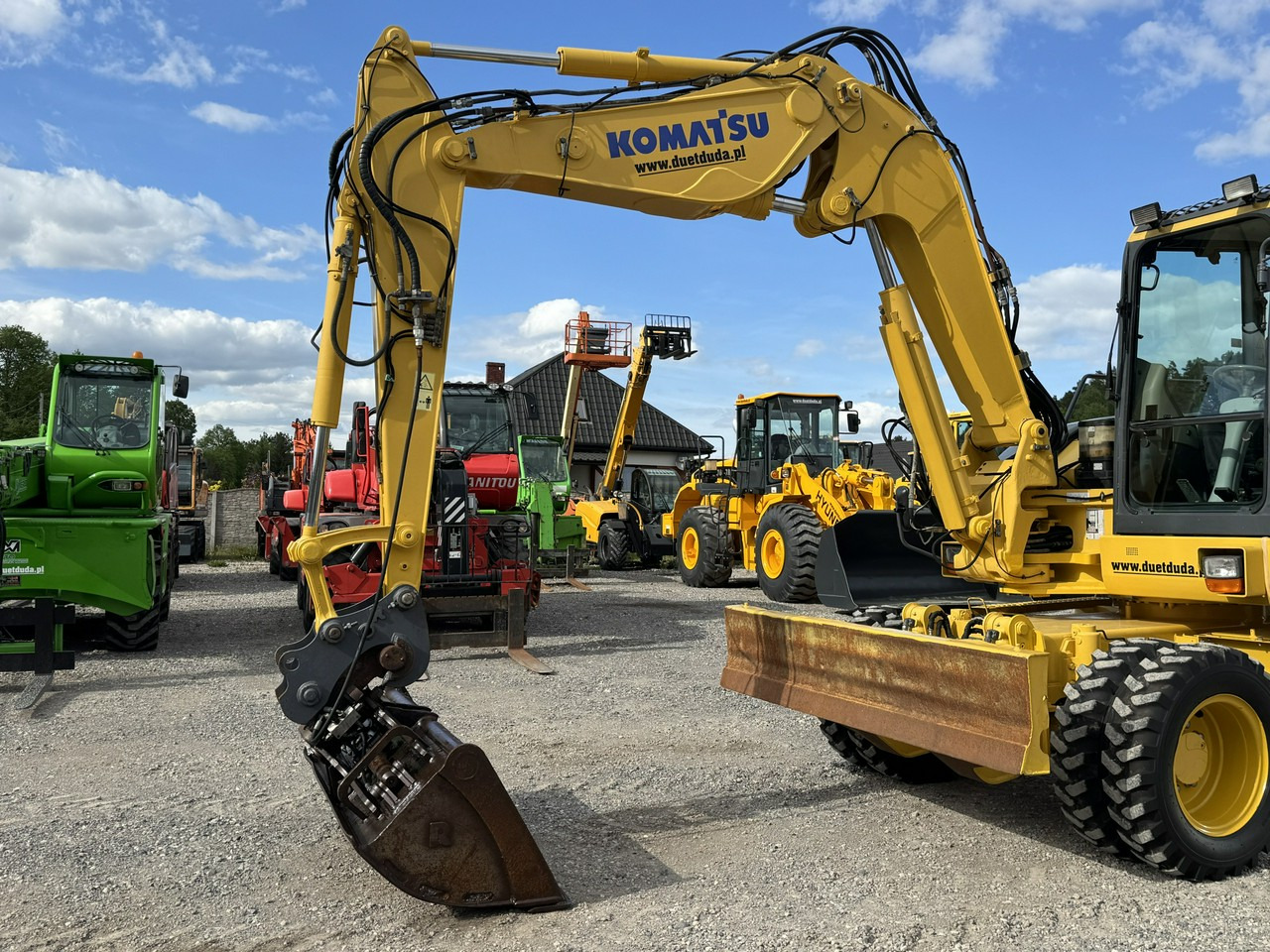 Komatsu PW 98 MR 8 Pług + Podpory 10ton Szybkozłącze - 轮式挖掘机:图4 Komatsu PW 98 MR 8 Pług + Podpory 10ton Szybkozłącze - 轮式挖掘机:图4