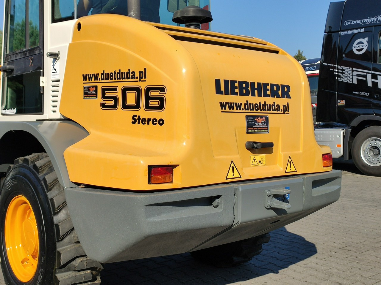 紧凑型装载机 Liebherr L 506 STEREO Szybkozłącze / Łyżka Krokodyl + Widły Waga 6300kg：图18