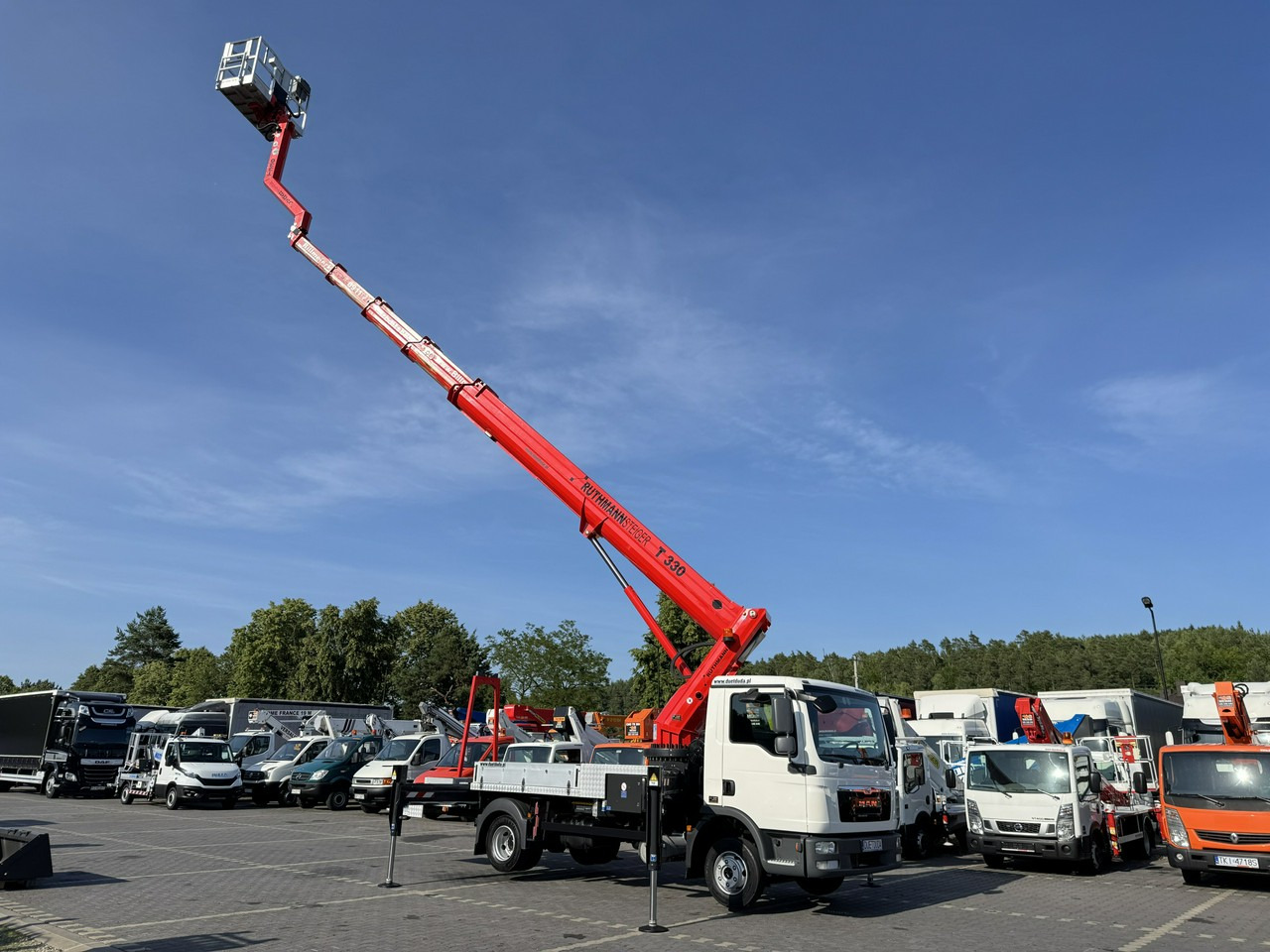 MAN TGL 7.150 Zwyżka Ruthmann T330 33-Metry DMC 7500KG 21m w Bok - 车载空中平台:图1 MAN TGL 7.150 Zwyżka Ruthmann T330 33-Metry DMC 7500KG 21m w Bok - 车载空中平台:图1