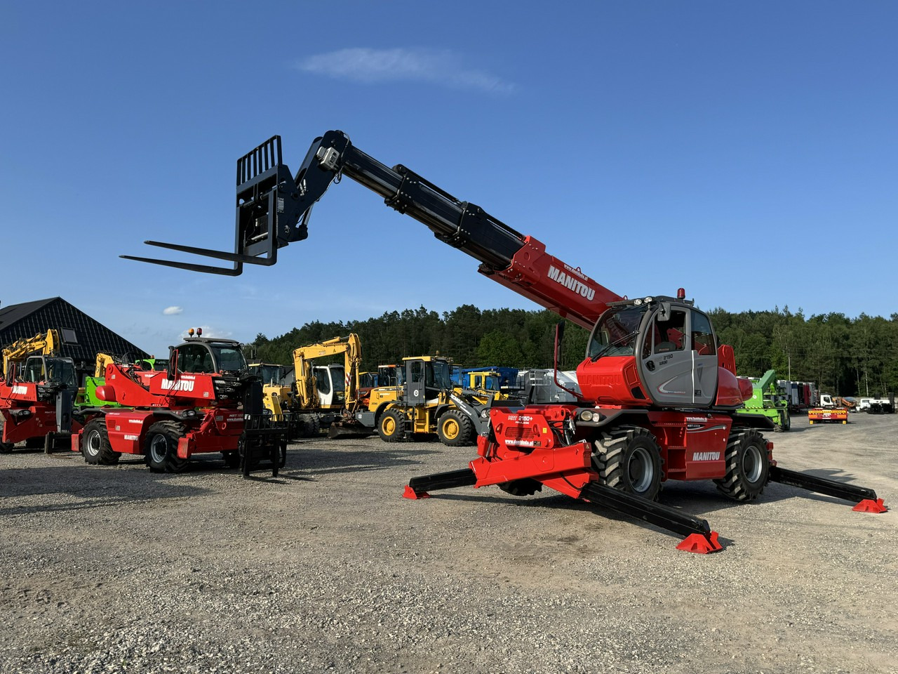 Manitou MRT 2150 ROTO Ładowarka Teleskopowa Obrotowa 2550 - 伸缩臂叉装车:图5 Manitou MRT 2150 ROTO Ładowarka Teleskopowa Obrotowa 2550 - 伸缩臂叉装车:图5