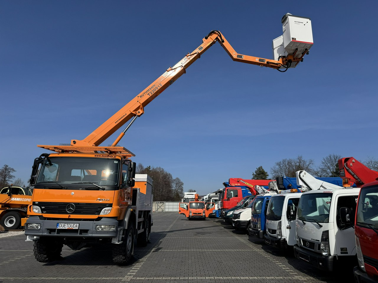 Mercedes Atego 1324 4x4 Zwyżka RUTHMANN STEIGER T220S12 Podnośnik Koszowy - 车载空中平台:图3 Mercedes Atego 1324 4x4 Zwyżka RUTHMANN STEIGER T220S12 Podnośnik Koszowy - 车载空中平台:图3