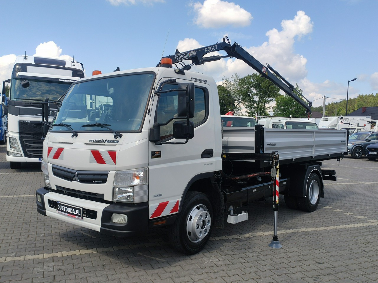 翻斗车 Mitsubishi Canter Fuso 9C18 3.0/180KM Automat, HDS FASSI F30 Wywrotka 3-str：图10
