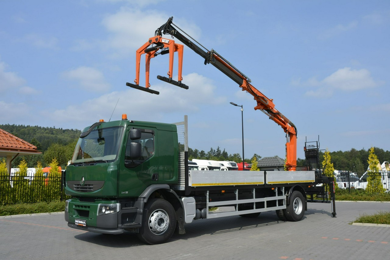 Renault Premium 180.240DXI długość Skrzyni-6.820cm + HDS TEREX TLC 92.2 - 栏板式/ 平板卡车, 起重车:图1 Renault Premium 180.240DXI długość Skrzyni-6.820cm + HDS TEREX TLC 92.2 - 栏板式/ 平板卡车, 起重车:图1