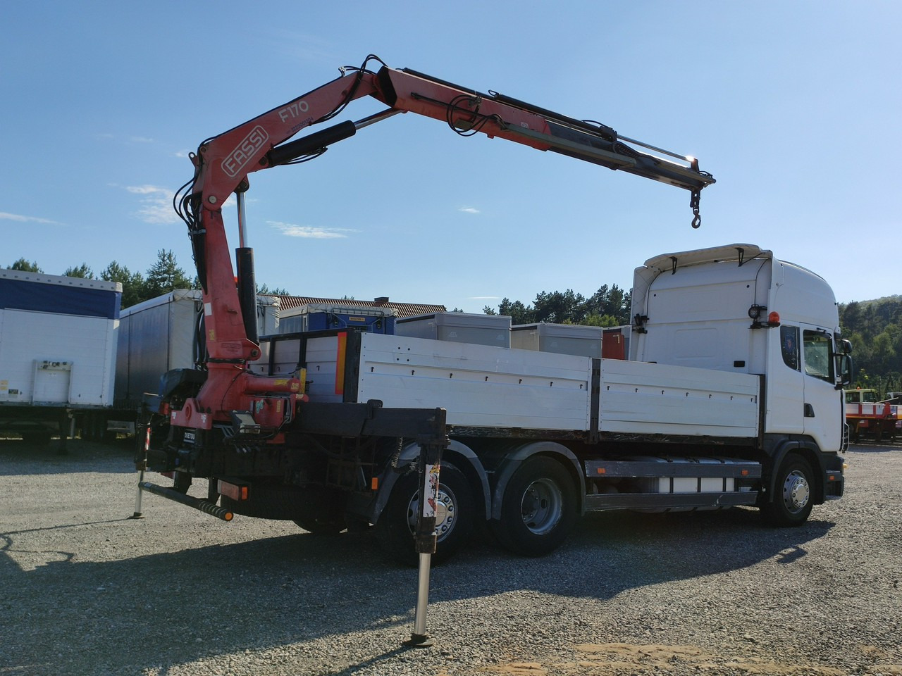 Scania 124L 420 6x2 Retarder HDS FASSI F170 Budowlanka - 栏板式/ 平板卡车, 起重车:图2 Scania 124L 420 6x2 Retarder HDS FASSI F170 Budowlanka - 栏板式/ 平板卡车, 起重车:图2