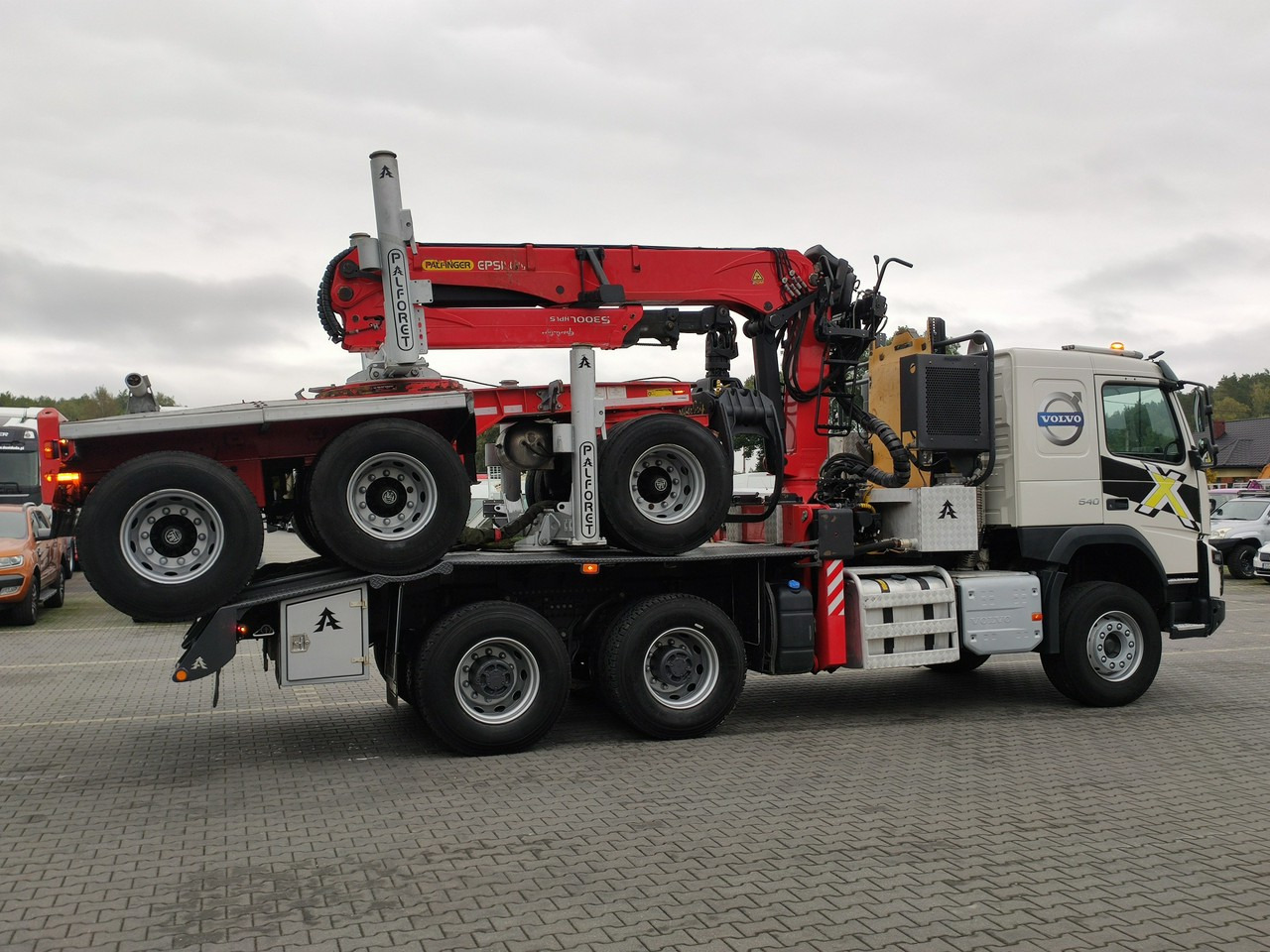 木材运输车 Volvo FMX 540 6x4 RETARDER PALFORET EPSILON S300L Do Drewna：图9
