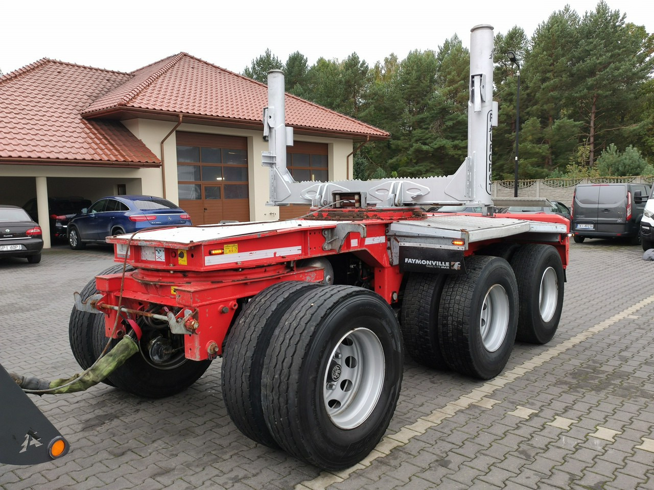 木材运输车 Volvo FMX 540 6x4 RETARDER PALFORET EPSILON S300L Do Drewna：图20