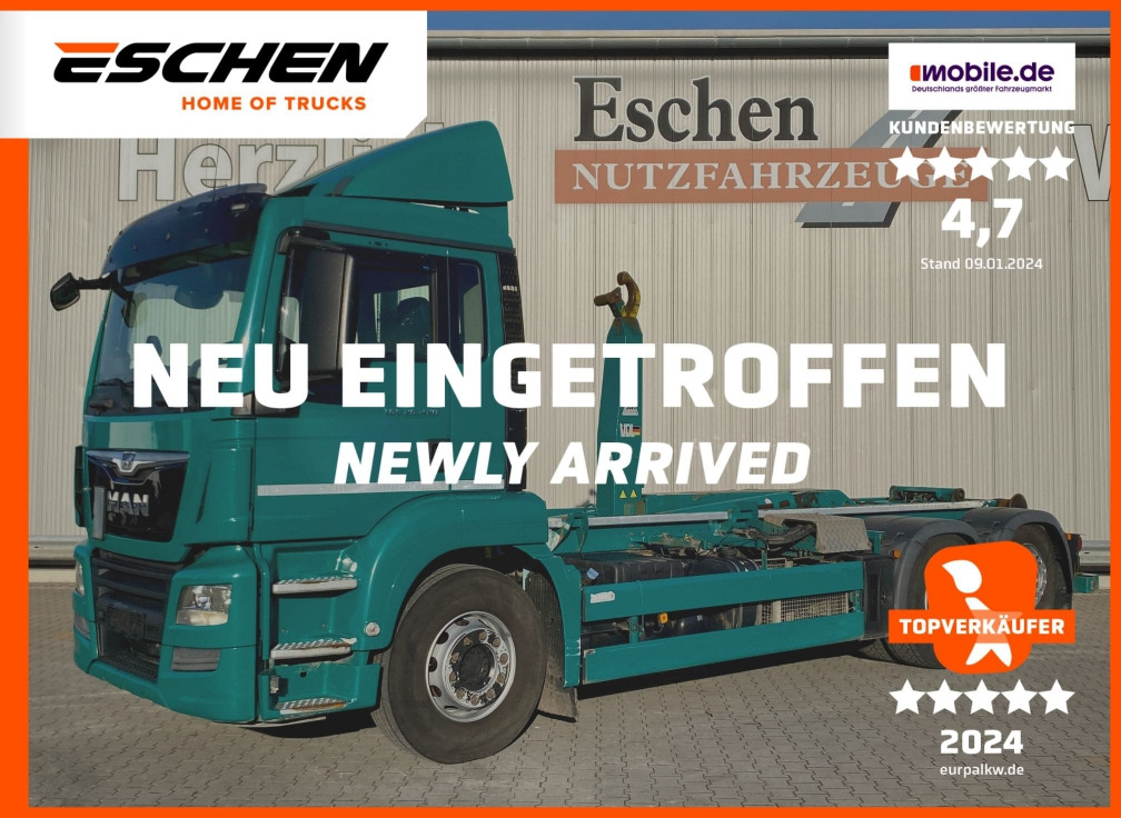 MAN TGS 26.420 6x2-2 BL / VDL Aufbau - 吊钩升降车:图1 MAN TGS 26.420 6x2-2 BL / VDL Aufbau - 吊钩升降车:图1