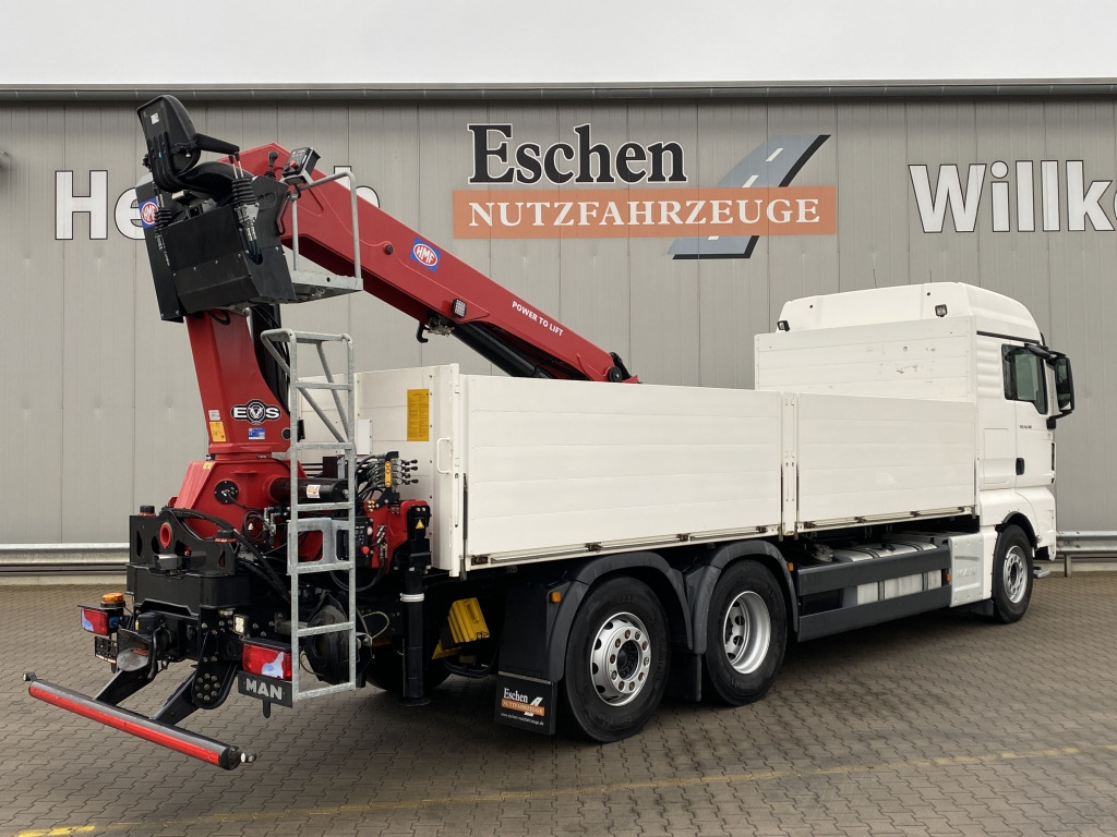 MAN TGX 26.500 6x2-4 LL / HMF 2110 L-MC Kran - 栏板式/ 平板卡车, 起重车:图5 MAN TGX 26.500 6x2-4 LL / HMF 2110 L-MC Kran - 栏板式/ 平板卡车, 起重车:图5