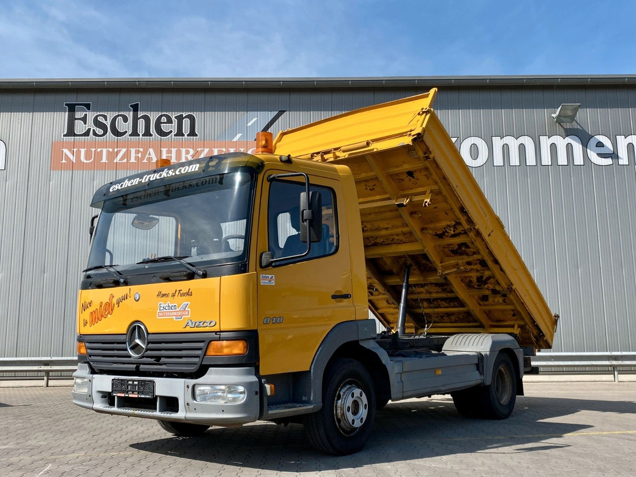 Mercedes-Benz 818 Atego | MEILLER*6-Gang manuell*AHK*Klima*ABS - 翻斗货车:图1 Mercedes-Benz 818 Atego | MEILLER*6-Gang manuell*AHK*Klima*ABS - 翻斗货车:图1