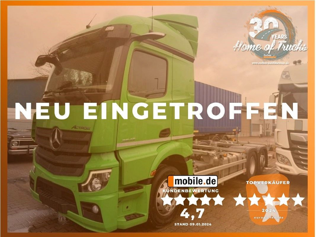 Mercedes-Benz Actros MP5 2542 L BDF | Lift/Lenk*LBW*MirrorCam - 集装箱运输车/ 可拆卸车身的卡车:图1 Mercedes-Benz Actros MP5 2542 L BDF | Lift/Lenk*LBW*MirrorCam - 集装箱运输车/ 可拆卸车身的卡车:图1