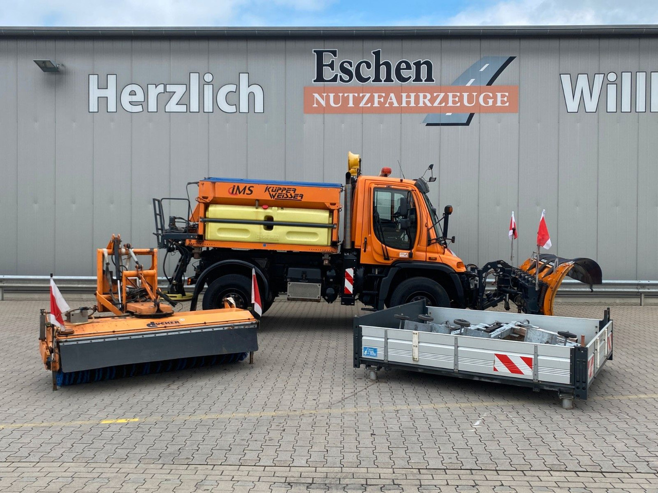 Unimog U 500 4x4 | Winterdienst*+4x Anbauten!Telligent - 除雪车:图1 Unimog U 500 4x4 | Winterdienst*+4x Anbauten!Telligent - 除雪车:图1