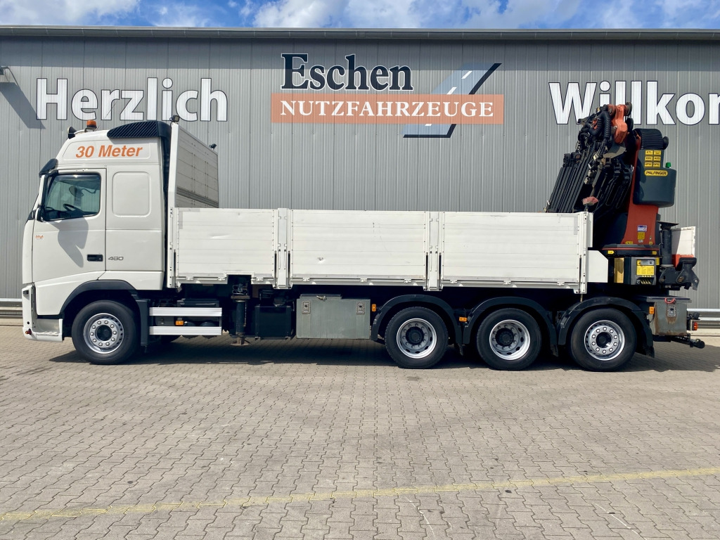 Volvo FH 460 8x4 / Palfinger PK 53002 SHF Kran - 栏板式/ 平板卡车, 起重车:图2 Volvo FH 460 8x4 / Palfinger PK 53002 SHF Kran - 栏板式/ 平板卡车, 起重车:图2