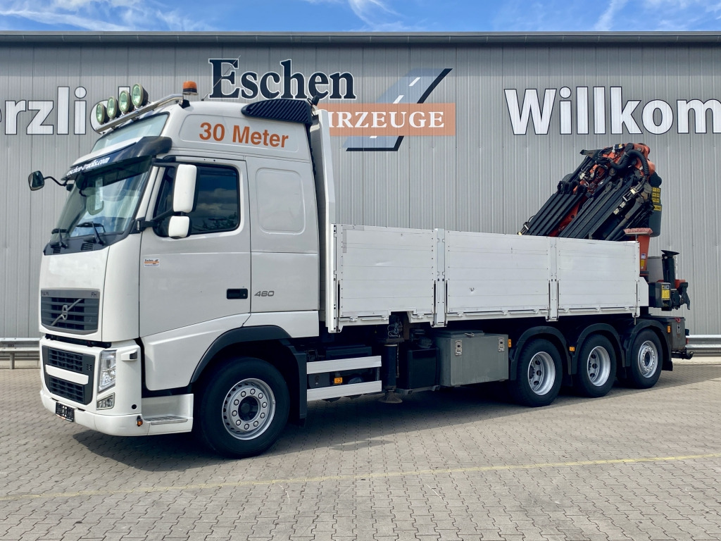 Volvo FH 460 8x4 / Palfinger PK 53002 SHF Kran - 栏板式/ 平板卡车, 起重车:图1 Volvo FH 460 8x4 / Palfinger PK 53002 SHF Kran - 栏板式/ 平板卡车, 起重车:图1